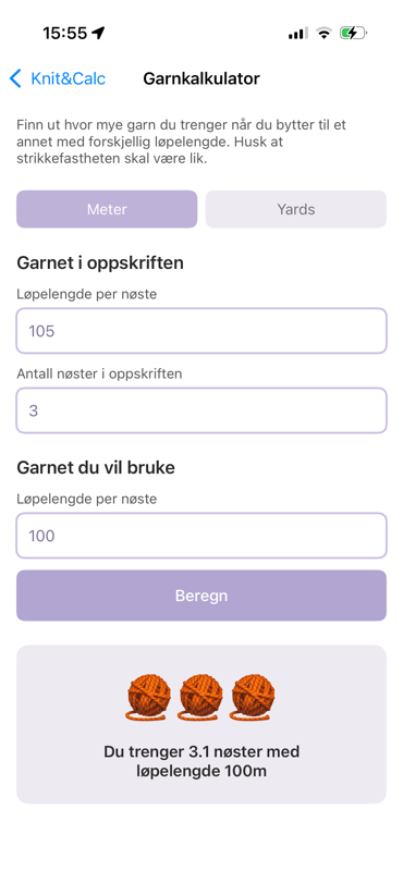 Knit&Calc Screenshot 2